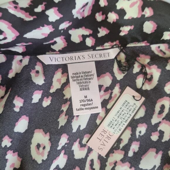 Victoria’s Secret Pijama Top Blouse Long Sleeve Size Medium - Picture 2 of 7